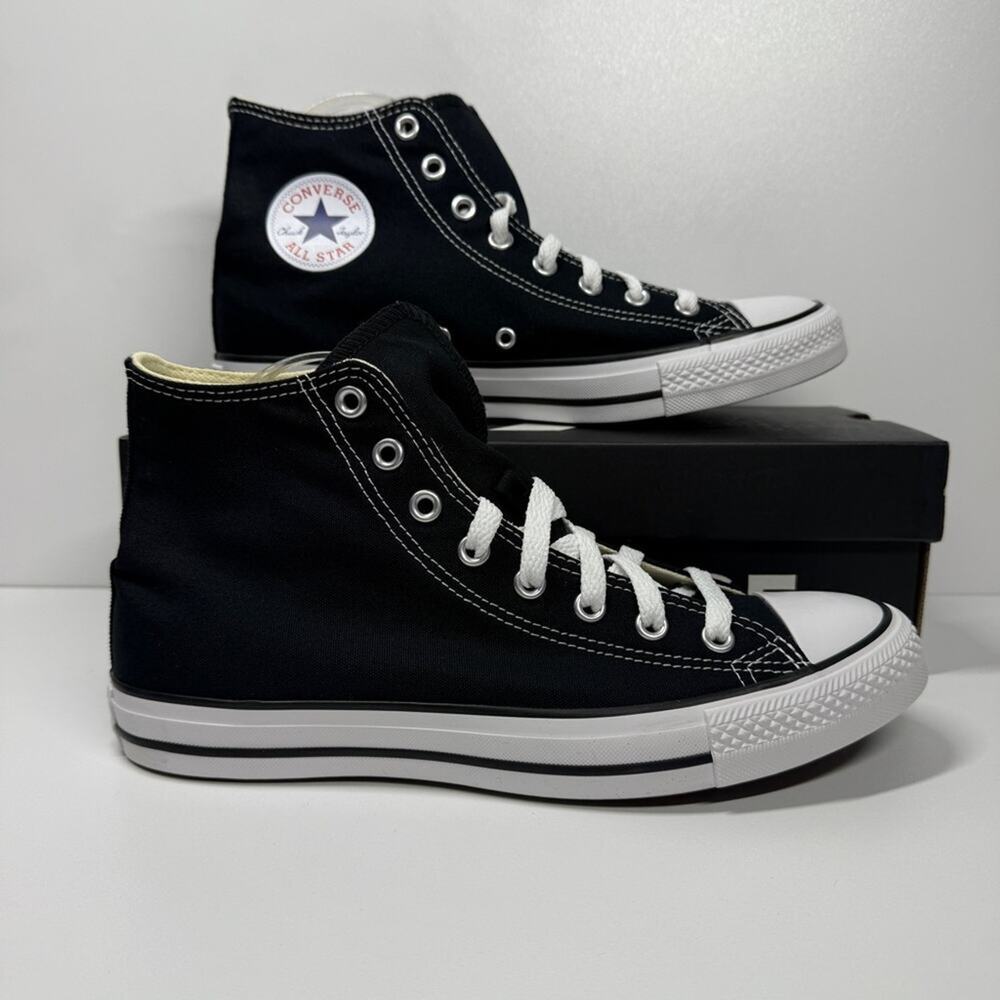 NIB • Chuck Taylor All Star HI Canvas BlackSize: Men’s 10 / Women’s 12 - Picture 2 of 6
